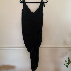 Pretty Little Thing draped detail midi dress . Size 12. NWT’s